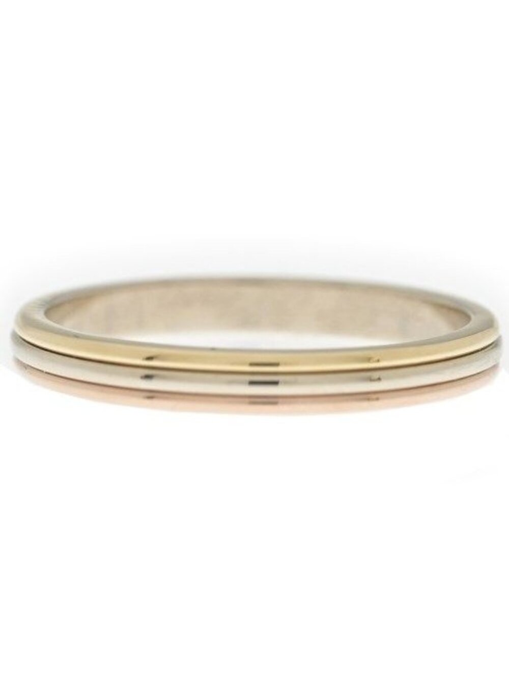 Cartier Louis Vendome Ring 18K Yellow White Pink Gold